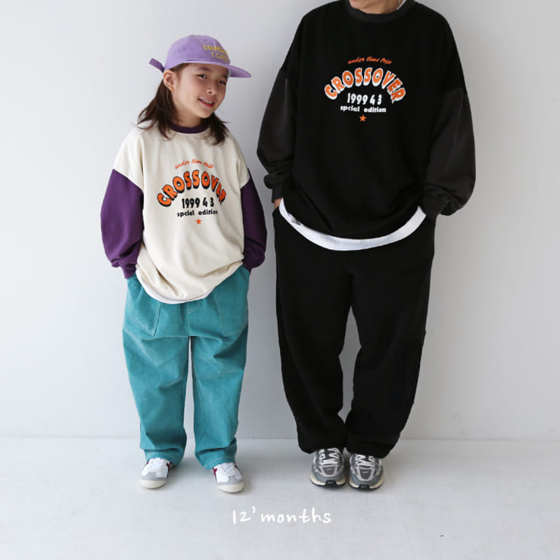 12 Month - Korean Children Fashion - #kidzfashiontrend - Cross Sweatshirt With Mom - 7