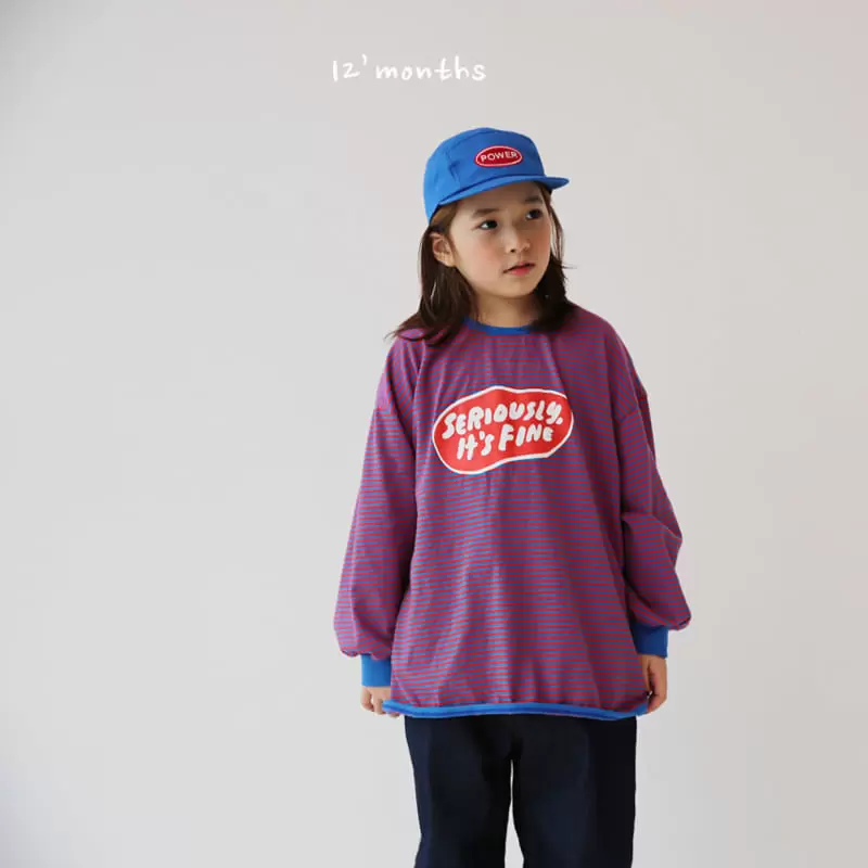 12 Month - Korean Children Fashion - #littlefashionista - Fine Long Sleeve Tee  - 8