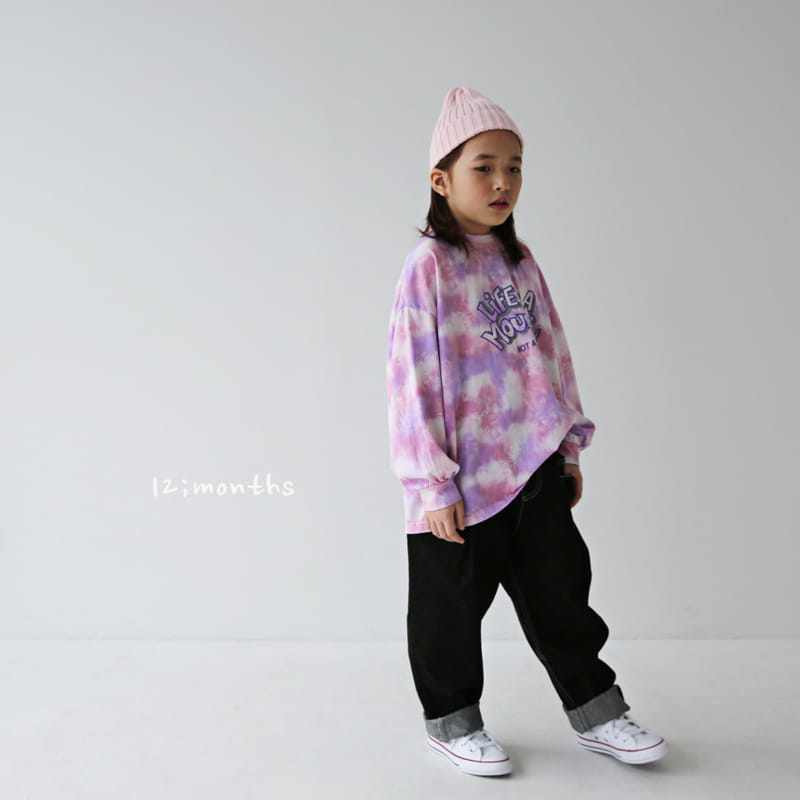 12 Month - Korean Children Fashion - #minifashionista - Water Mountian Long Sleeve Tee With Mom - 4
