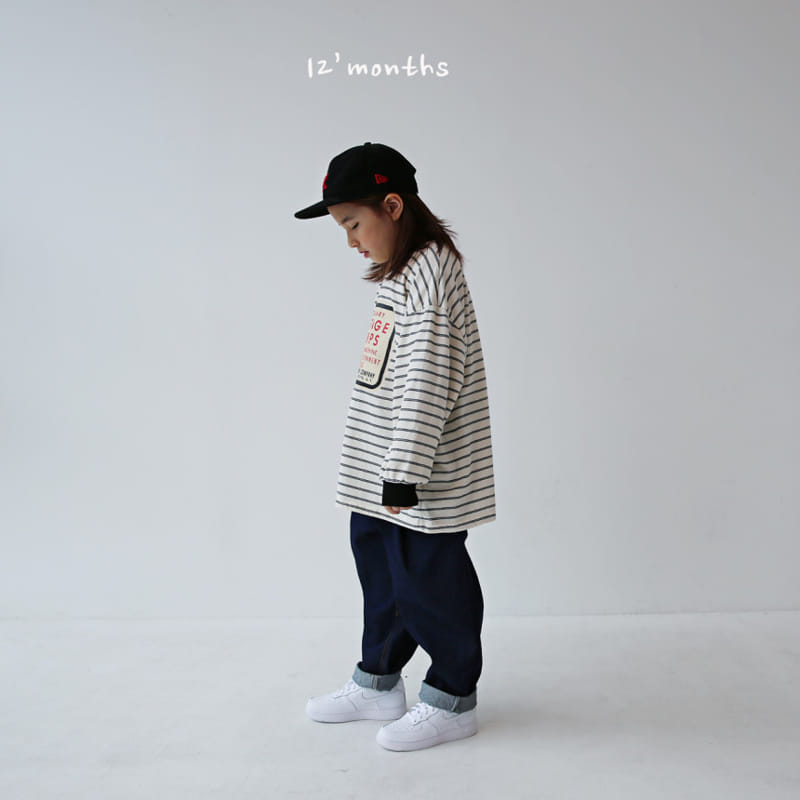 12 Month - Korean Children Fashion - #stylishchildhood - Stamp Long Sleeve Tee - 3