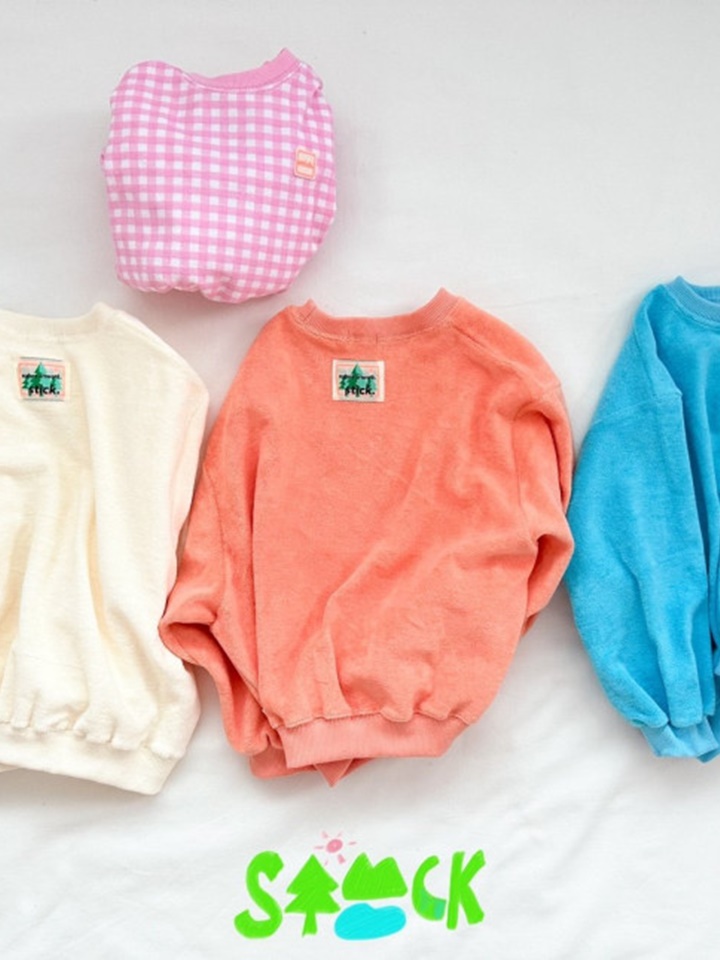 Stick Terry Sweatshirt With Mom