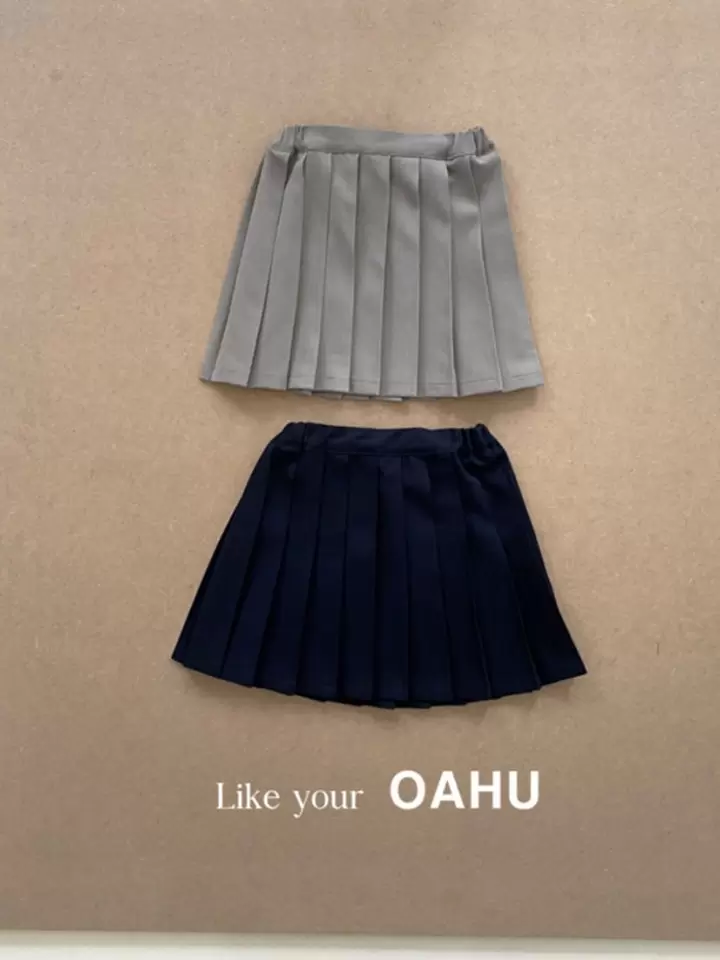 Flat Pleats Skirt