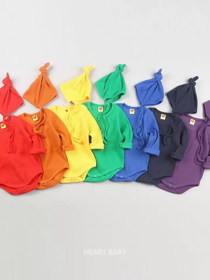 Rainbow Rib Kkokkal Body Suit Rainbow Rib Kkokkal Body Suit