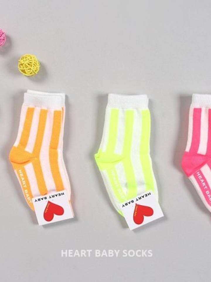 Neon Line Socks