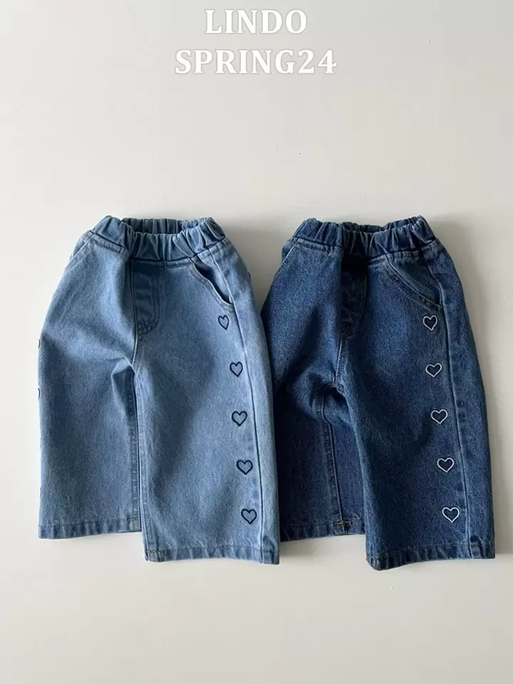 Heart Dream Embroidery Denim Heart Dream Embroidery Denim