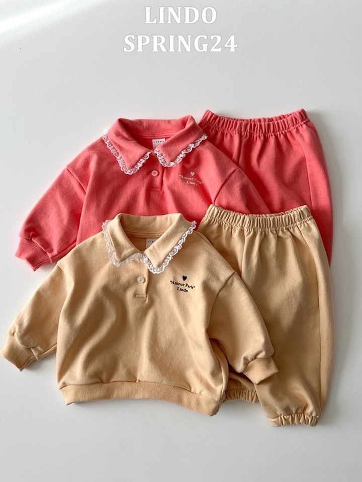 Mellow Collar Top Bottom Set Mellow Collar Top Bottom Set