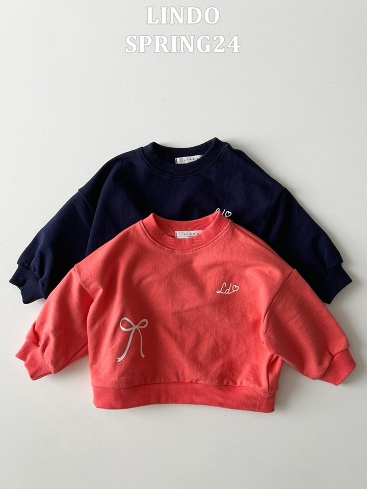 Ld Ribbon Crop Sweatshirt Ld Ribbon Crop Sweatshirt