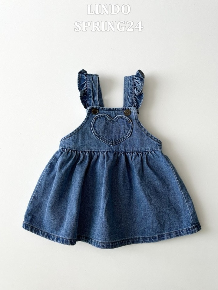 Love Denim Dungarees One-Piece Love Denim Dungarees One-Piece