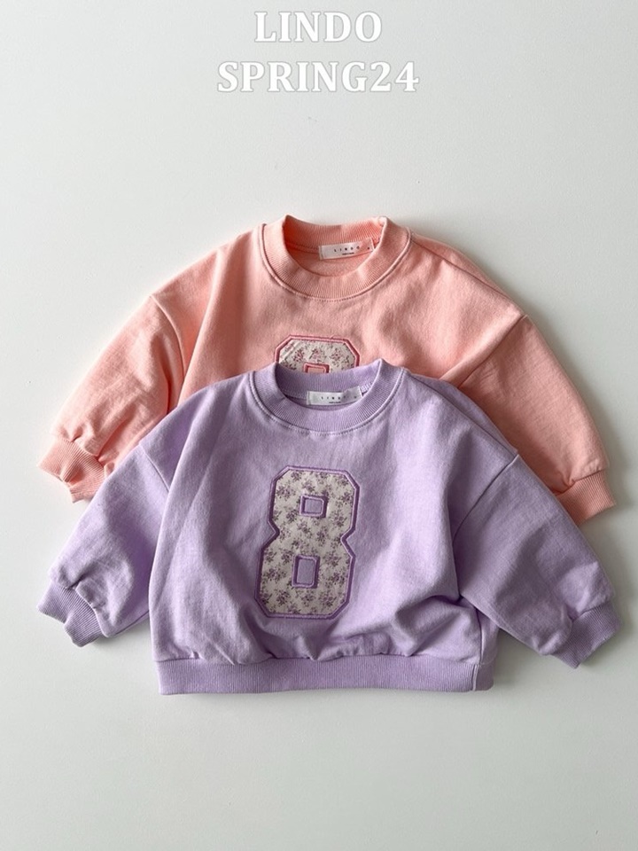 Eight Flower Embroidery Sweatshirt Eight Flower Embroidery Sweatshirt