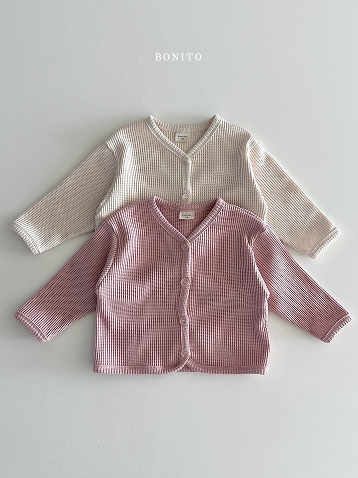 Bebe Waffle Cardigan