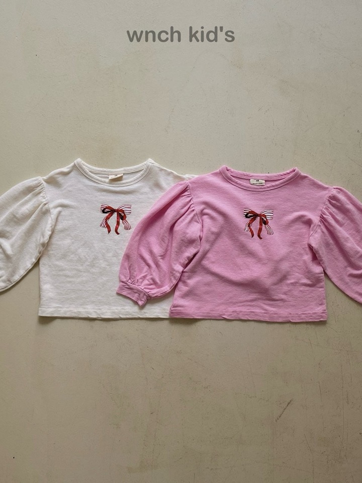 Ribbon Shirring Tee Ribbon Shirring Tee