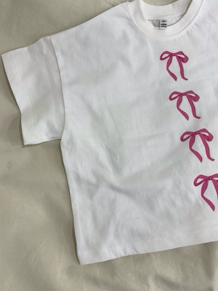 Mom Line Ribbon Tee Mom Line Ribbon Tee