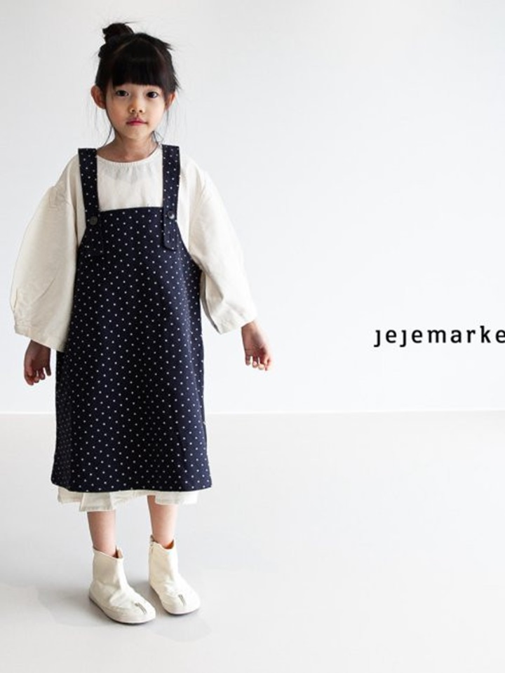 Dot Dungarees One-Piece