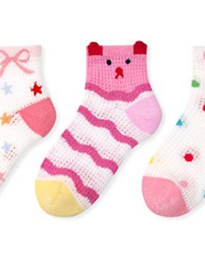 710 Cherry Star Socks