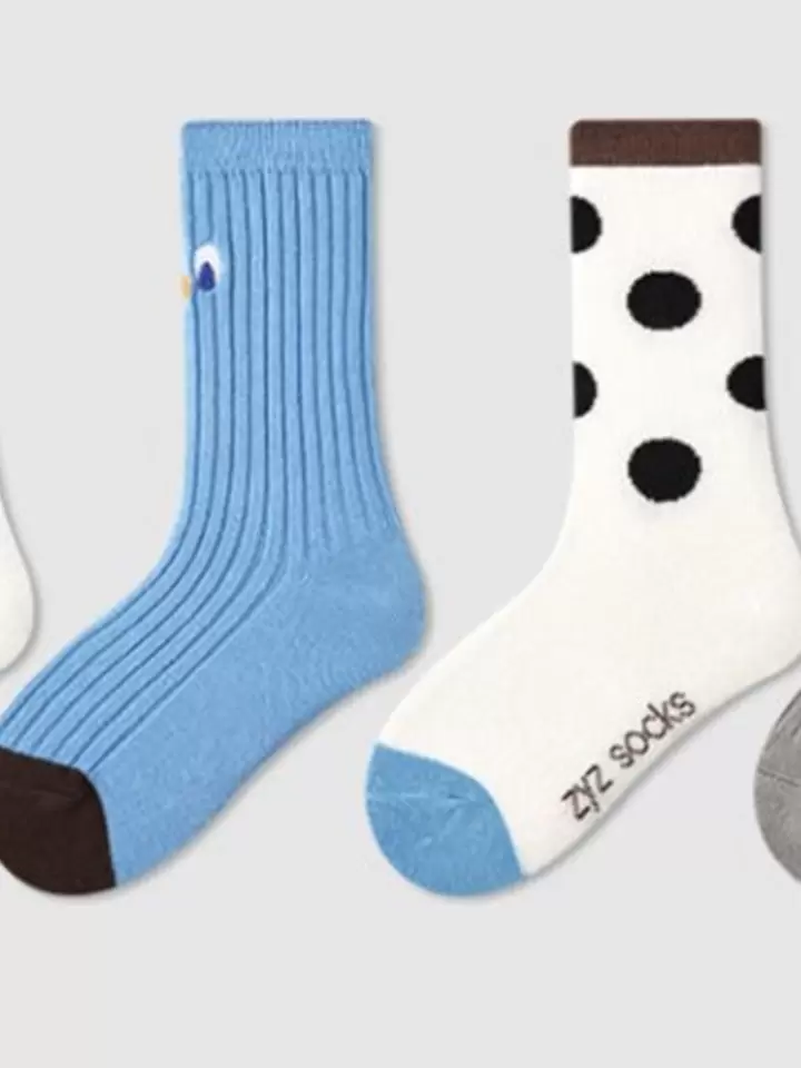 632 Blue Youth Socks