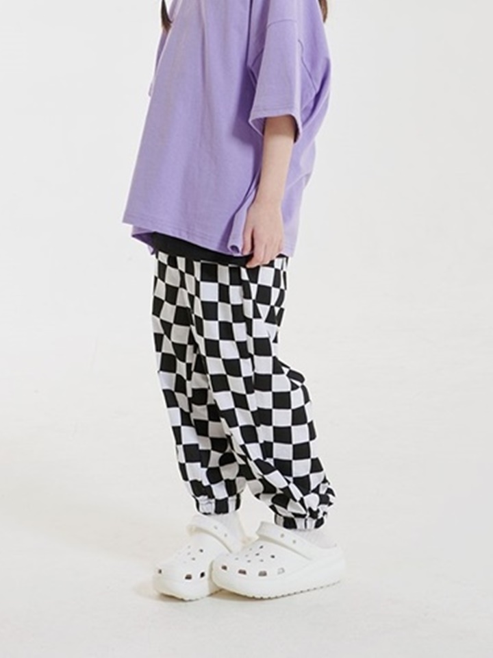 Check Jogger Pants Check Jogger Pants