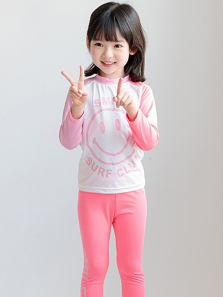 Smile Rashguard Top Bottom Set