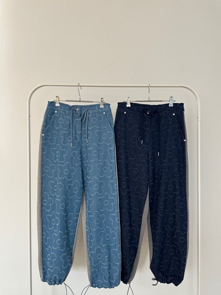 Flower Jacqurad Pants Flower Jacqurad Pants