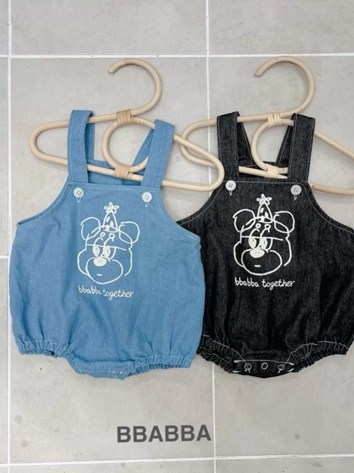 Kkokkal Bear Dungarees