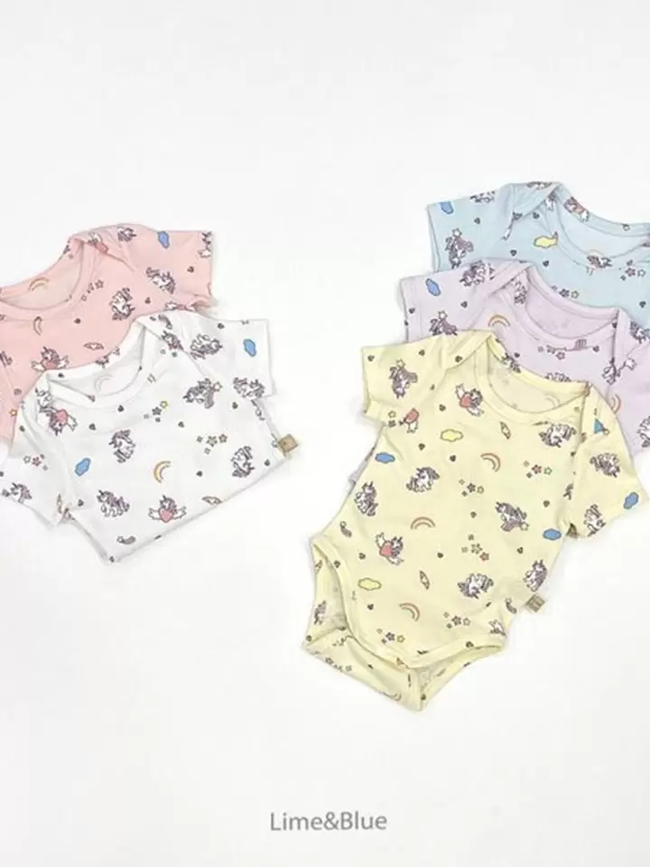 Unicorn Short Sleeve Body Suit