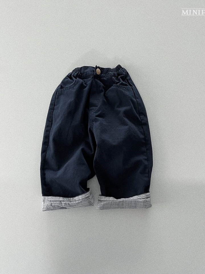 Check Roll Up Pants