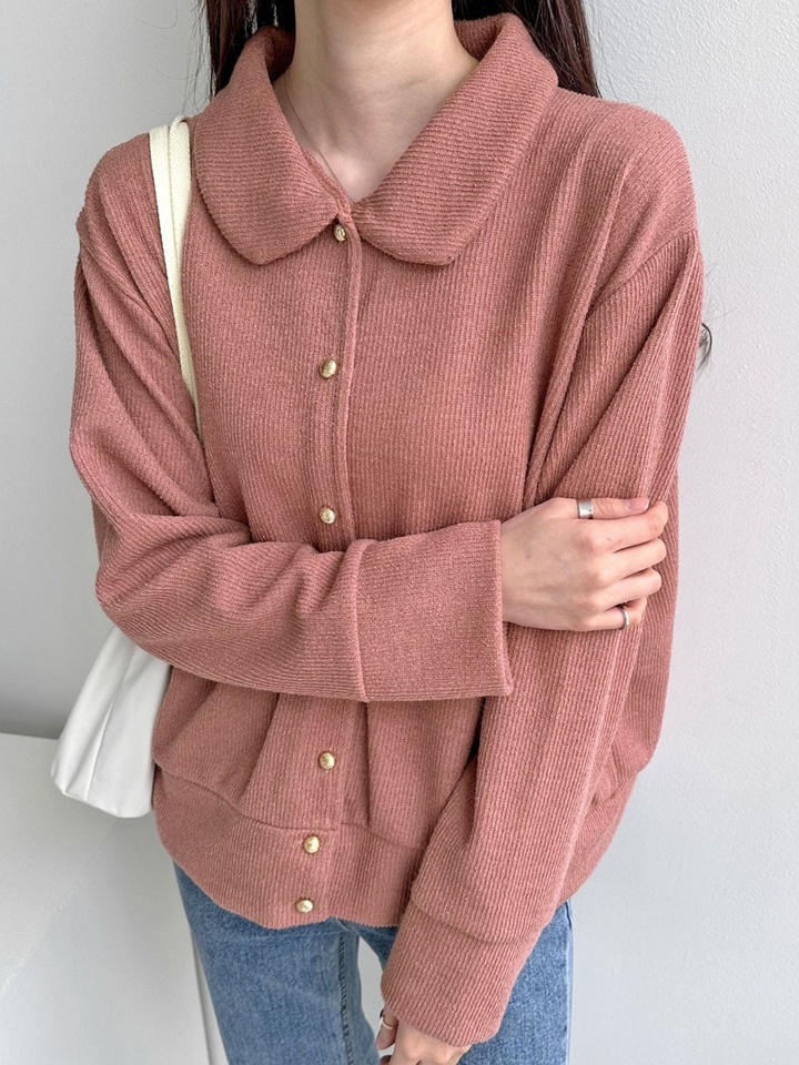 Circle Collar Cardigan