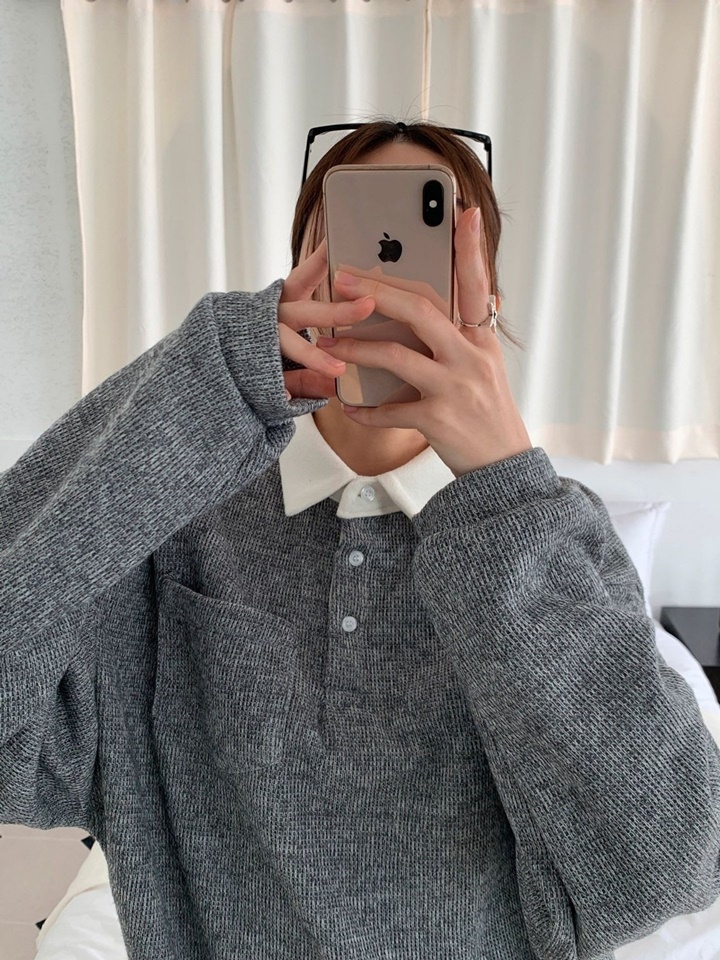 Rugby Collar Sweatshirt