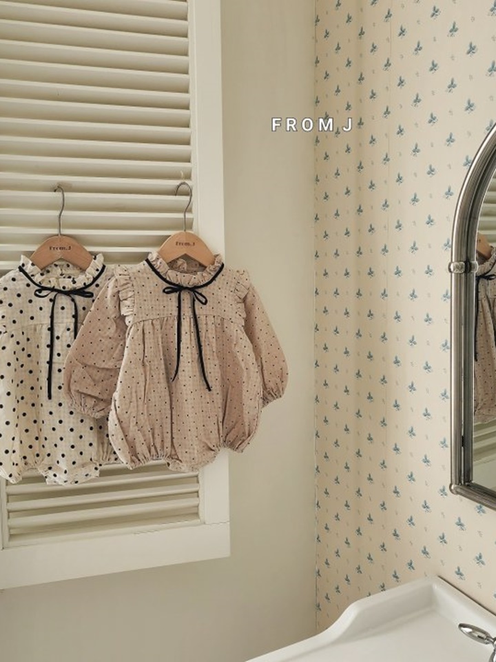 Ribbon Dot Body Suit