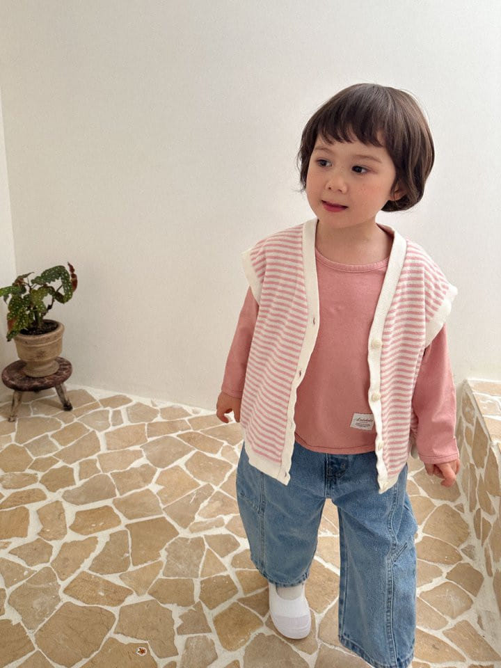 A-Market - Korean Children Fashion - #Kfashion4kids - Terry ST Vest - 2
