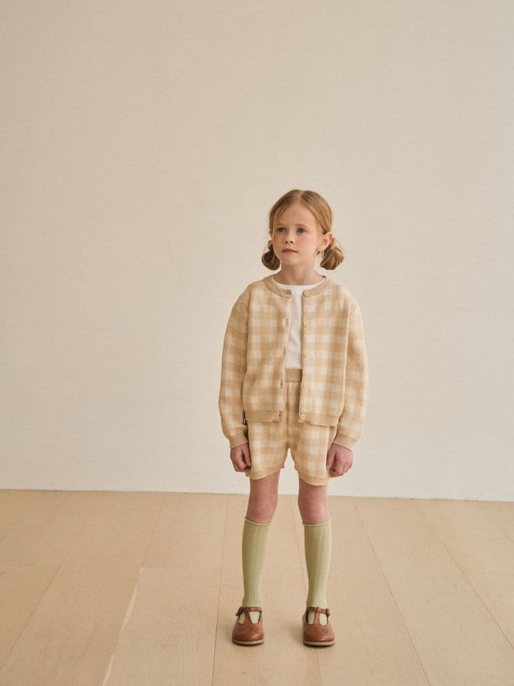 A-Market - Korean Children Fashion - #childofig - Check Cardigan - 3