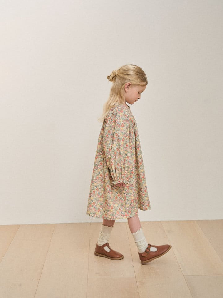 A-Market - Korean Children Fashion - #childrensboutique - London Flower One-Piece - 8