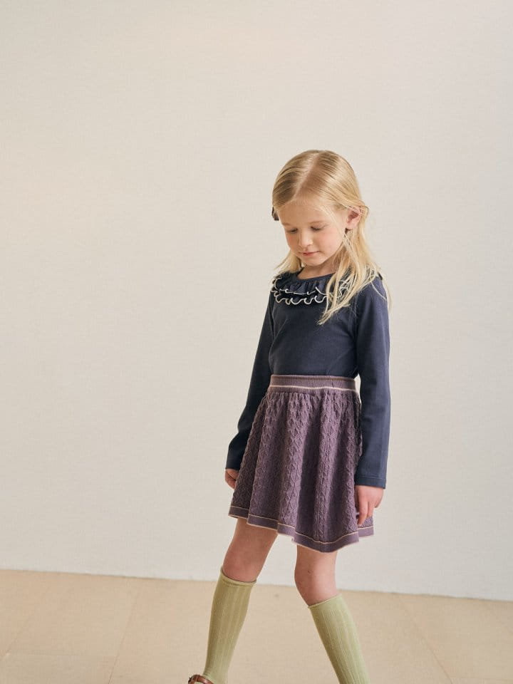 A-Market - Korean Children Fashion - #childrensboutique - Berry Skirt - 7