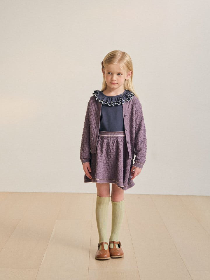 A-Market - Korean Children Fashion - #childrensboutique - Berry Cardigan - 6