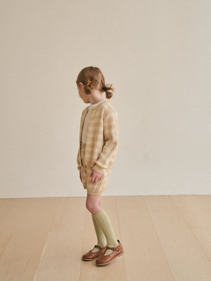 A-Market - Korean Children Fashion - #childofig - Check Cardigan - 4