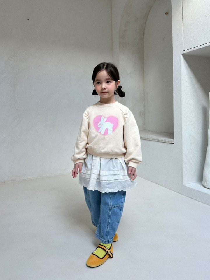 A-Market - Korean Children Fashion - #childrensboutique - Rabbit Shirring Sweatshirt - 10