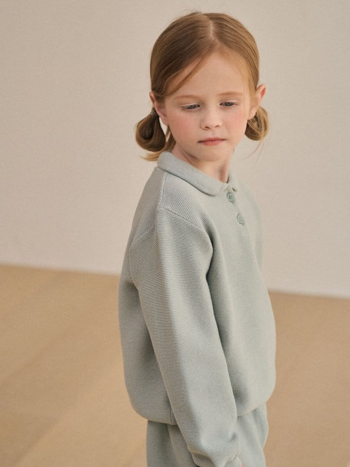 A-Market - Korean Children Fashion - #designkidswear - Yang Du Collar Knit - 3