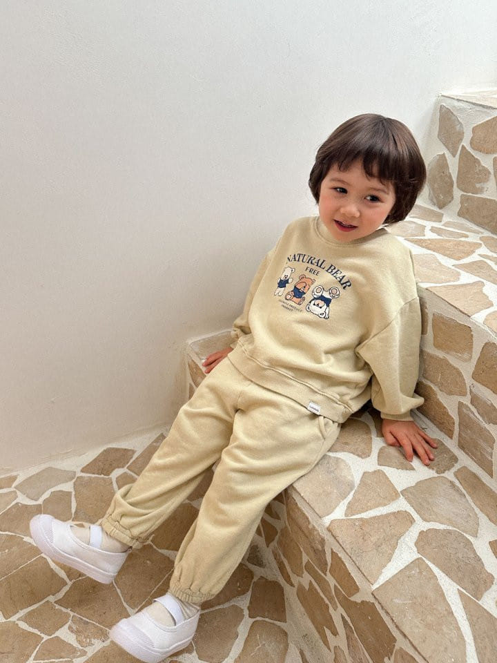 A-Market - Korean Children Fashion - #designkidswear - Natural Jogger Pants - 6