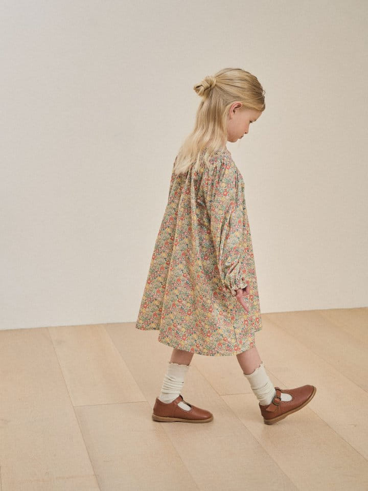 A-Market - Korean Children Fashion - #discoveringself - London Flower One-Piece - 10