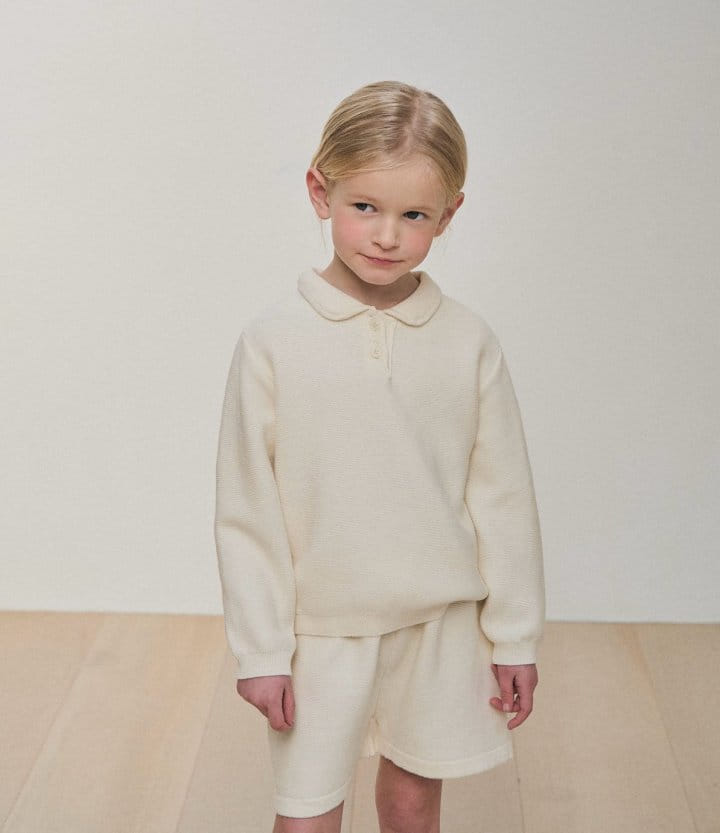 A-Market - Korean Children Fashion - #designkidswear - Yang Du Collar Knit - 4