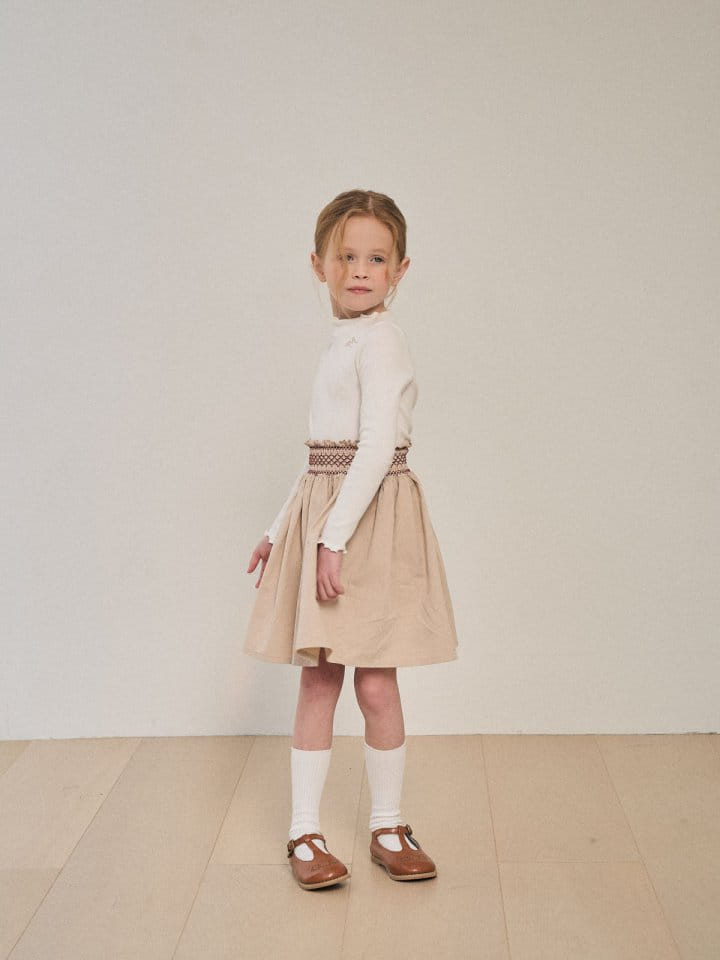 A-Market - Korean Children Fashion - #discoveringself - Hool Smoke Skirt - 3