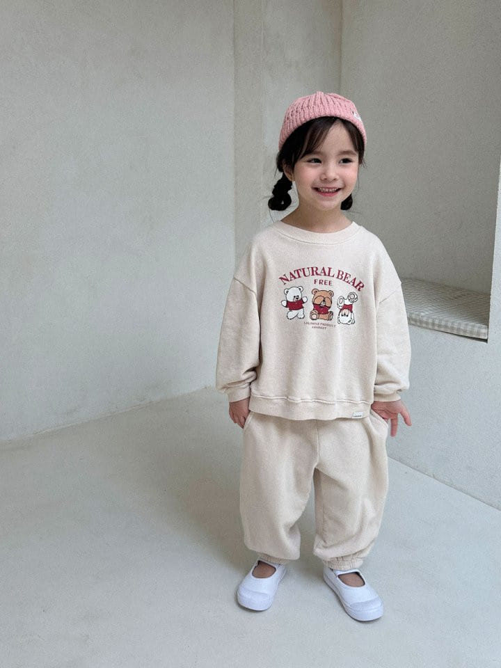A-Market - Korean Children Fashion - #kidsshorts - Natural Jogger Pants - 9