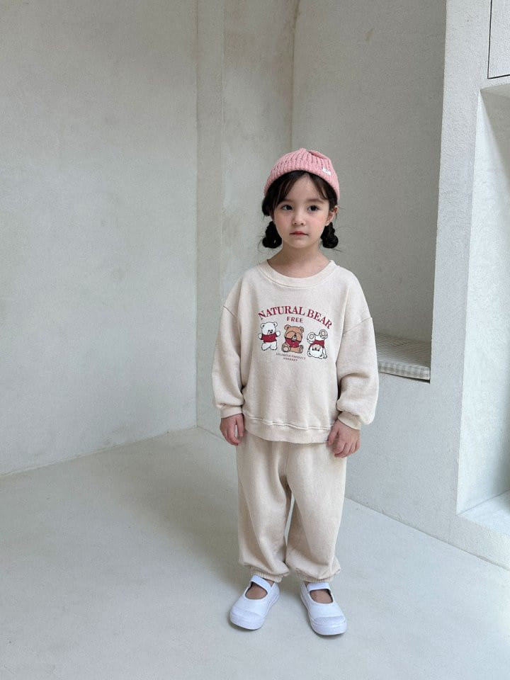 A-Market - Korean Children Fashion - #kidsstore - Natural Jogger Pants - 10