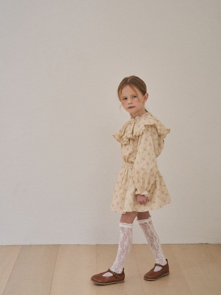A-Market - Korean Children Fashion - #kidzfashiontrend - Rose Cape Blouse - 5