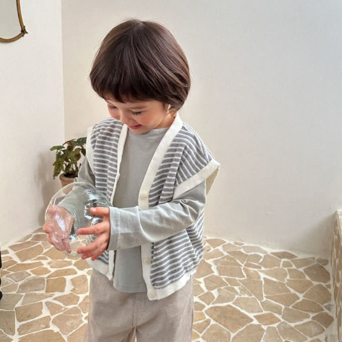 A-Market - Korean Children Fashion - #kidzfashiontrend - Terry ST Vest