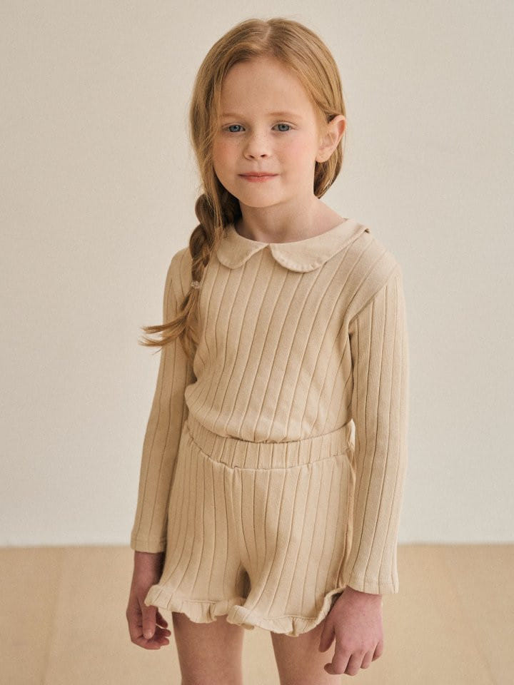 A-Market - Korean Children Fashion - #littlefashionista - Rib Frill Pants - 6