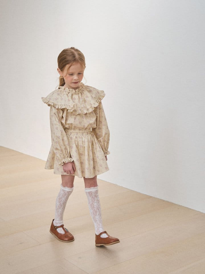 A-Market - Korean Children Fashion - #littlefashionista - Rose Frill Skirt - 8