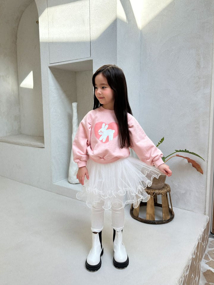 A-Market - Korean Children Fashion - #magicofchildhood - Rabbit Shirring Sweatshirt - 5