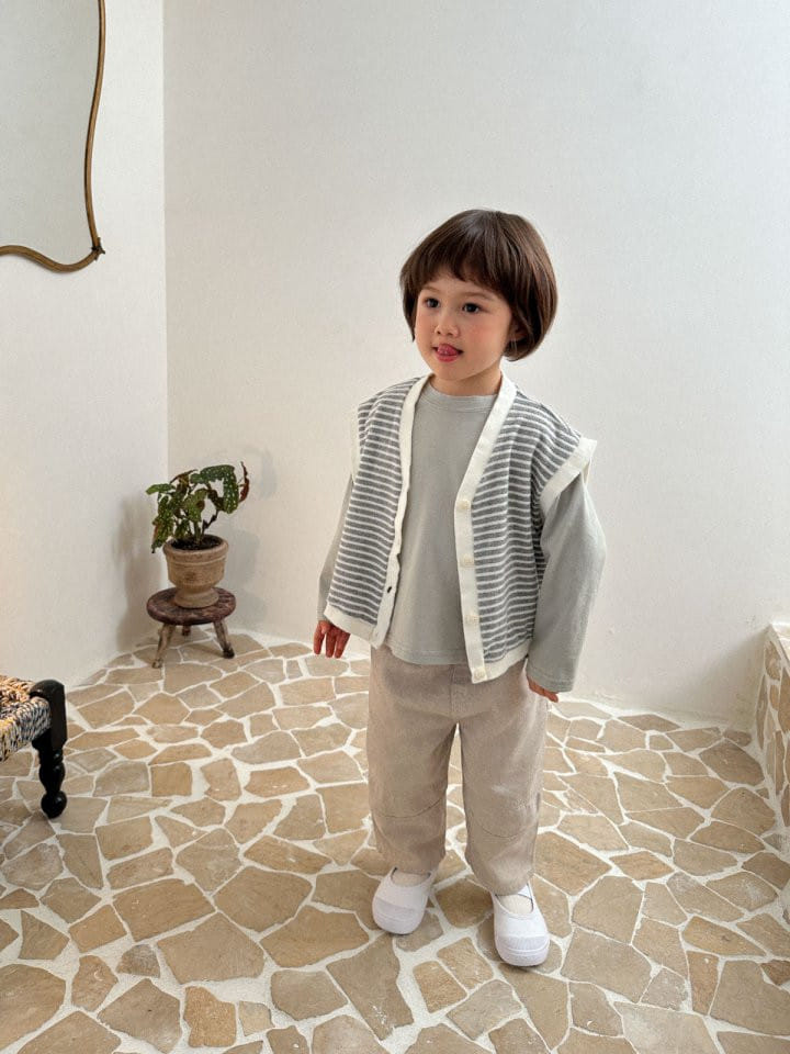 A-Market - Korean Children Fashion - #littlefashionista - Terry ST Vest - 4