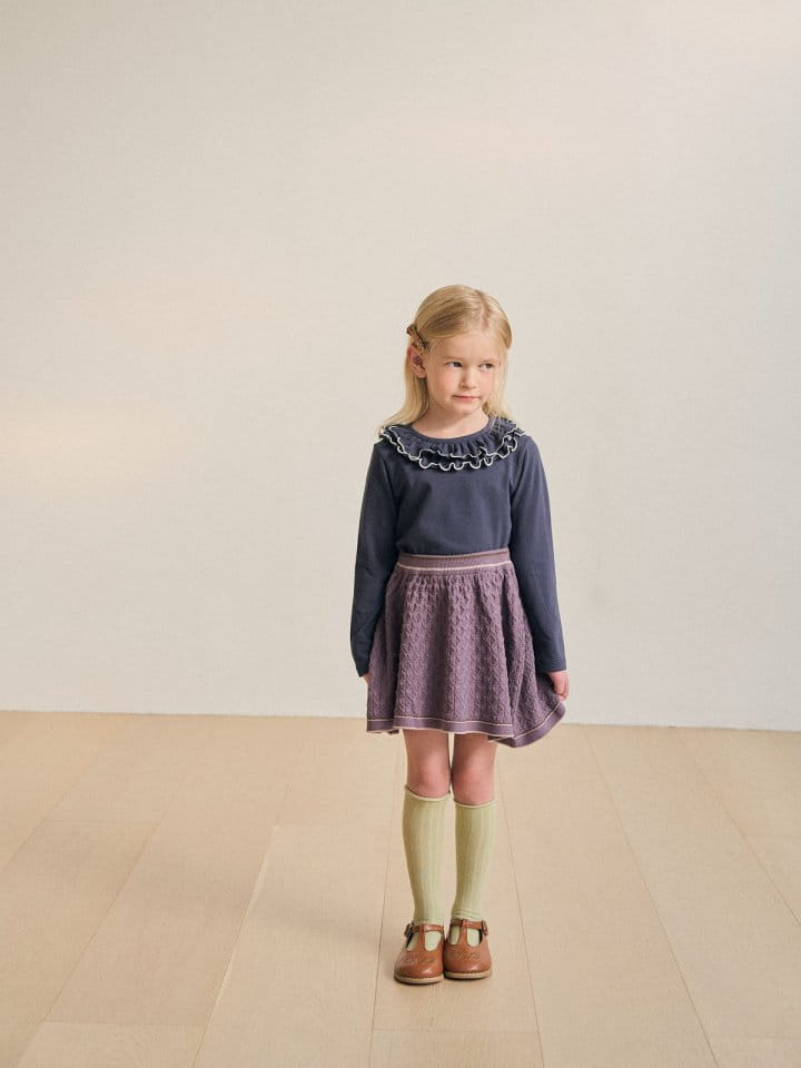 A-Market - Korean Children Fashion - #minifashionista - Berry Skirt - 3