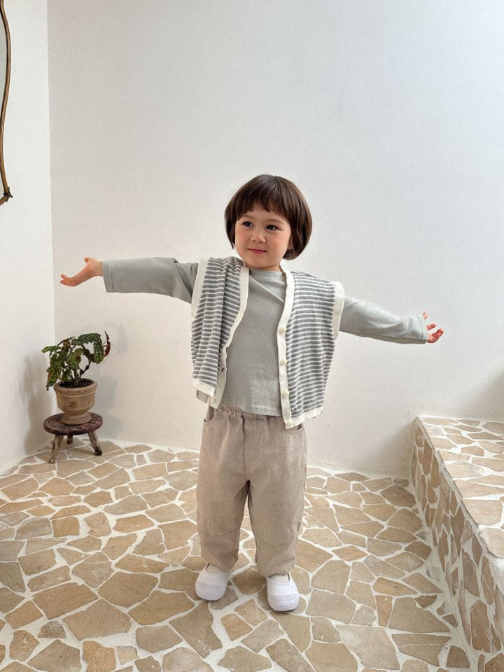 A-Market - Korean Children Fashion - #minifashionista - Terry ST Vest - 5